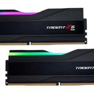 G.SKILL Trident Z5 RGB 32GB (2*16GB) DDR5-7200 CL34 Desktop Memory Kit  Black (Intel XMP)-F5-7200J3445G16GX2-TZ5RK