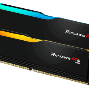 G.SKILL Ripjaws M5 RGB 64GB (2*32GB) DDR5-6800MHz CL34 Desktop Memory Kit Matte Black-F5-6800J3445G32GX2-RM5RK