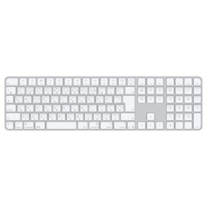 APPLE MXK73JX/A Magic Keyboard with Touch ID and Numeric Keypad for Mac models with Apple silicon - Japanese - White Keys
