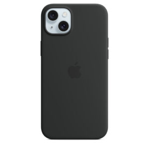 Apple MXQR3FE/A iPhone 15 Plus Silicone Case with MagSafe - Black